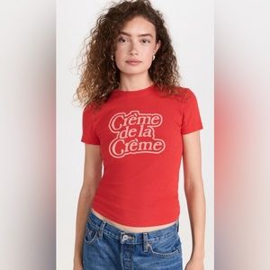 RE/DONE 90s Crème de la crème tee -hard to find